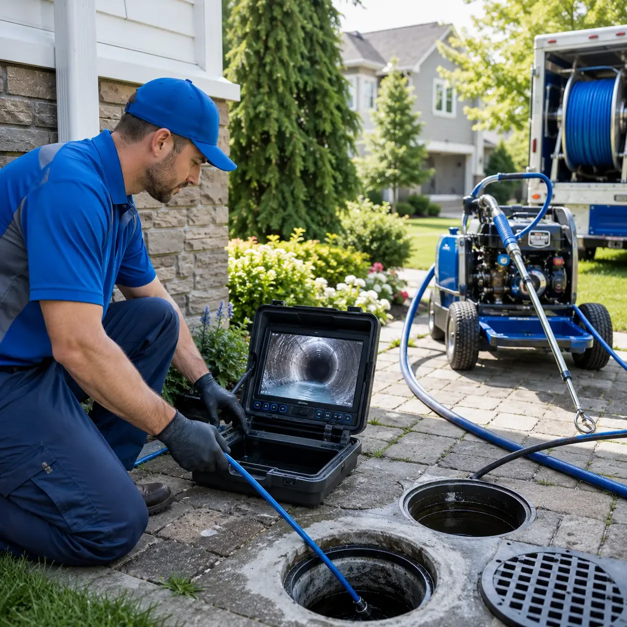 Outdoor drain cleaning professionals serving Hillsdale, PA